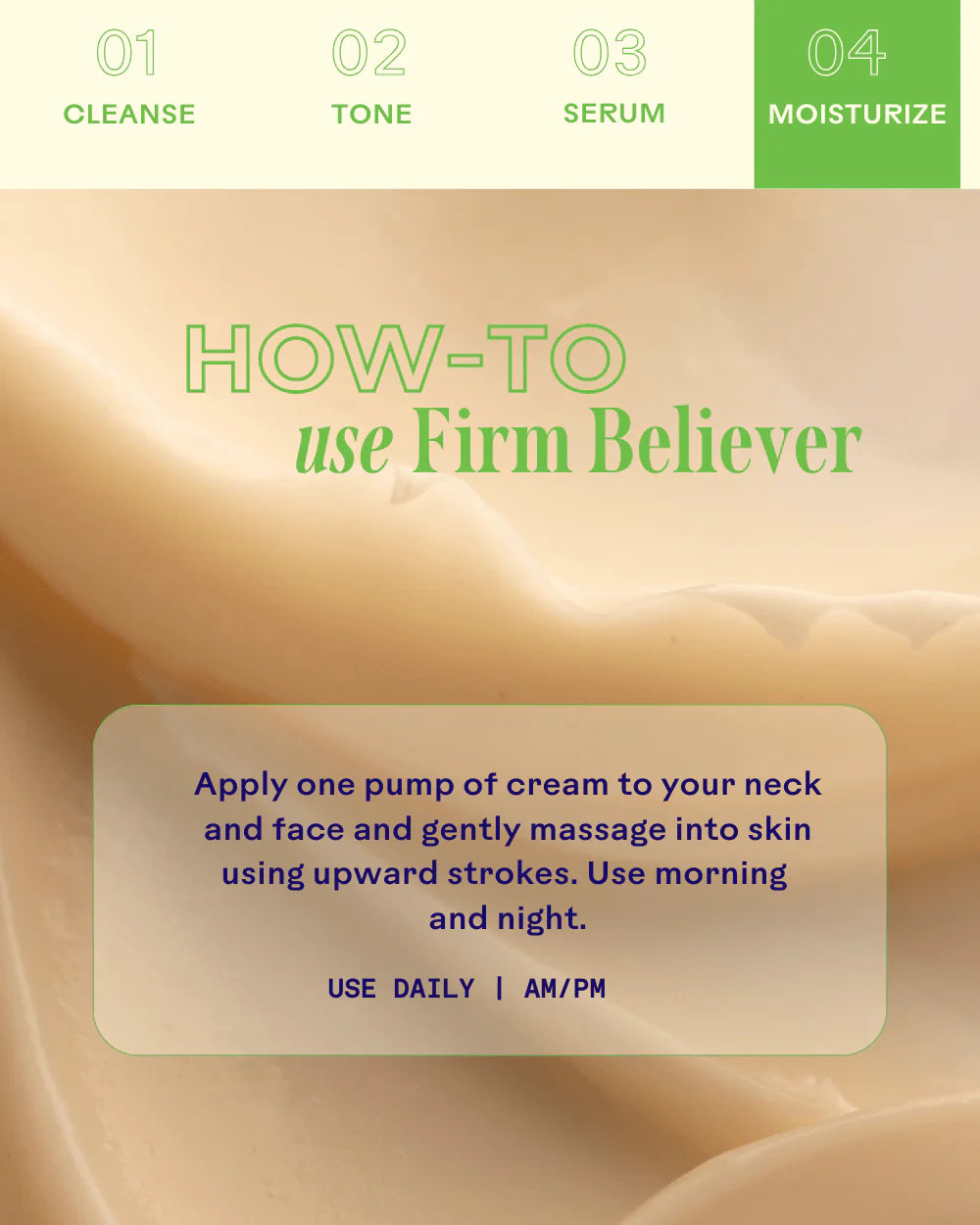 THREE SHIPS Firm Believer™ Goji Stem Cell + Pomegranate Smoothing Neck + Face Cream