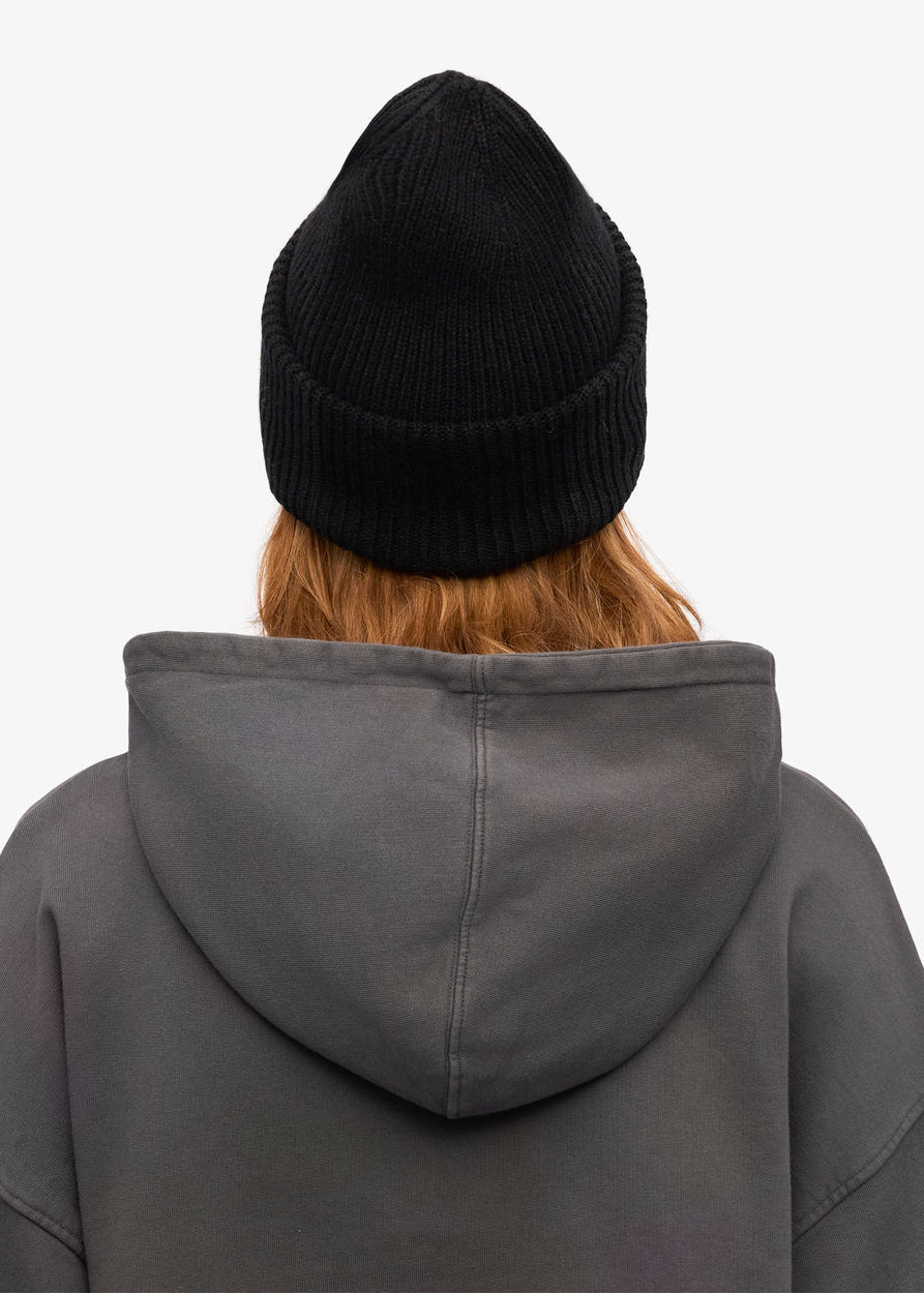 COLORFUL STANDARD Merino Wool Hat -  Deep Black