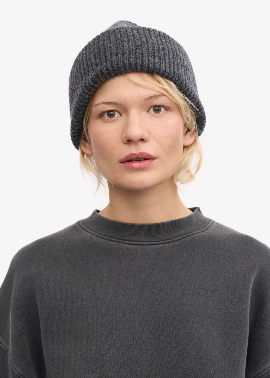 COLORFUL STANDARD Merino Wool Hat - Lava Grey