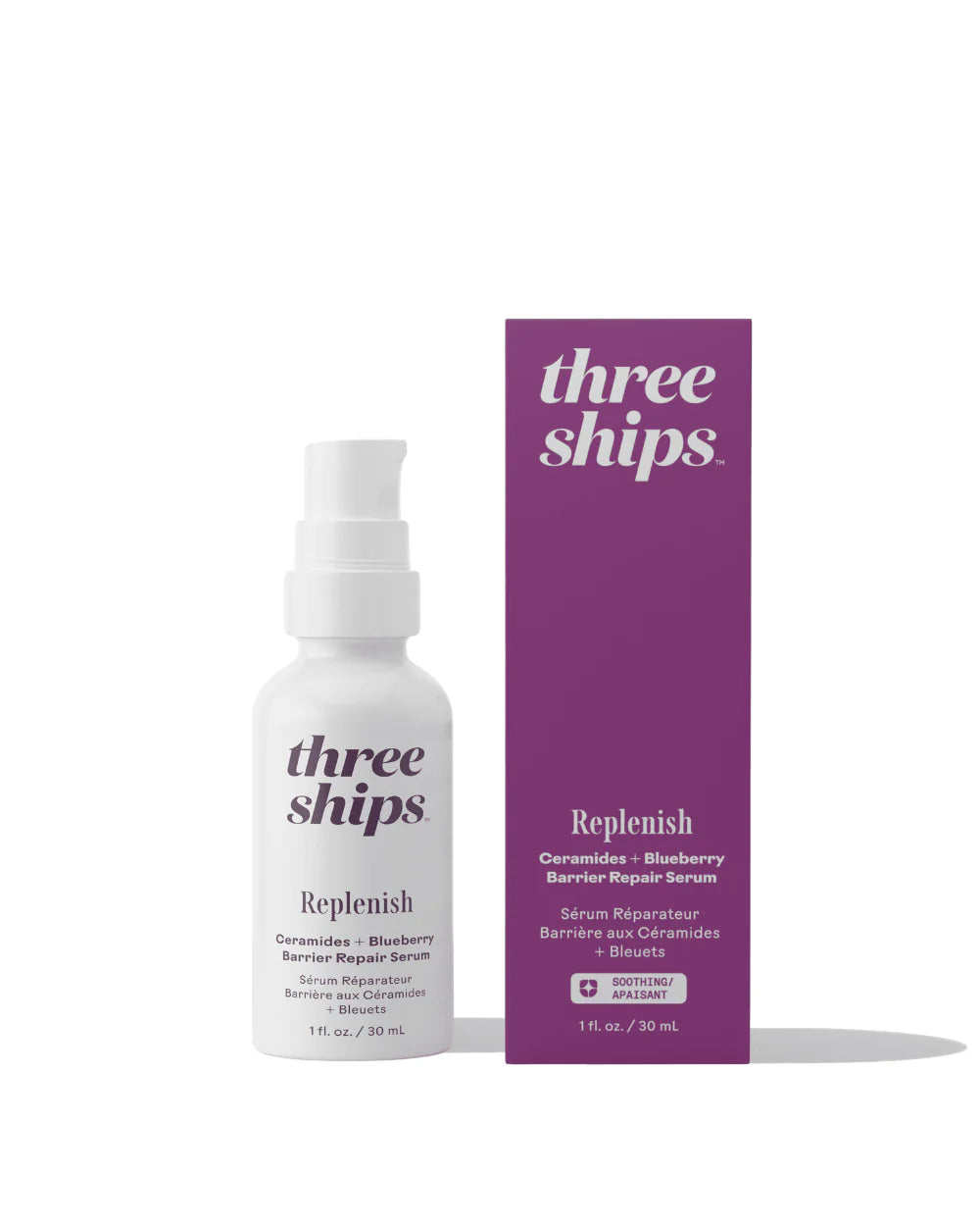 THREE SHIPS Replenish Ceramides + Blueberry Barrier Repair Serum