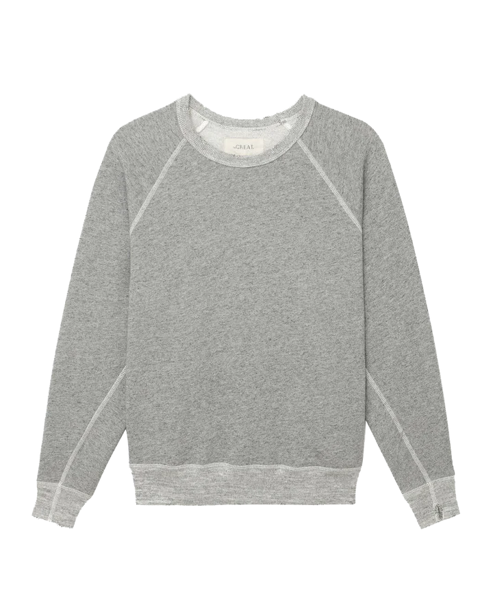 THE GREAT College Sweatshirt - Varsity Grey